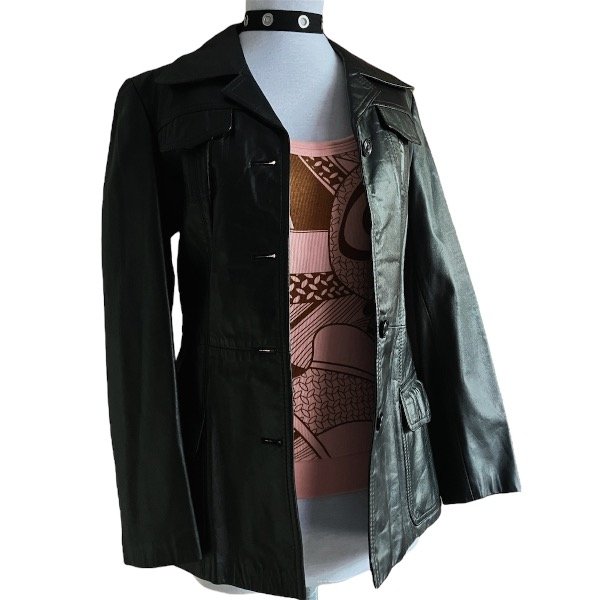 Producto - SACO DE CUERO VINTAGE T.S/M