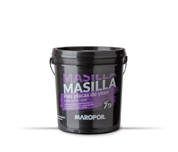Producto - Masilla lista MAROPOR - Balde 7 Kg.