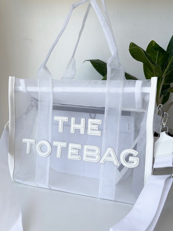 Producto - The tote bag playera (blanco)