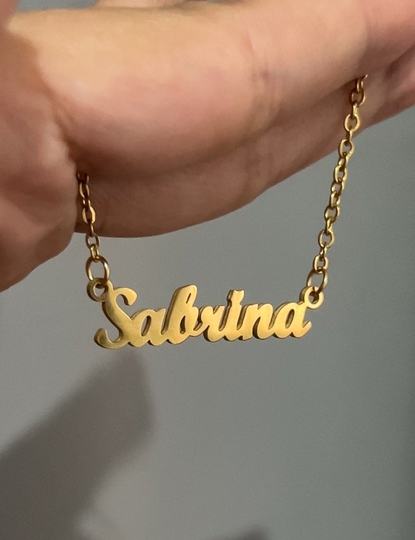 Producto - Collar nombre Sabrina