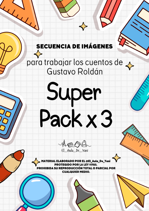 Producto - Pack de 3 secuencias ilustradas  Gustavo Roldán