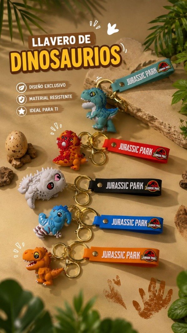 Producto - Llavero Dinosaurios