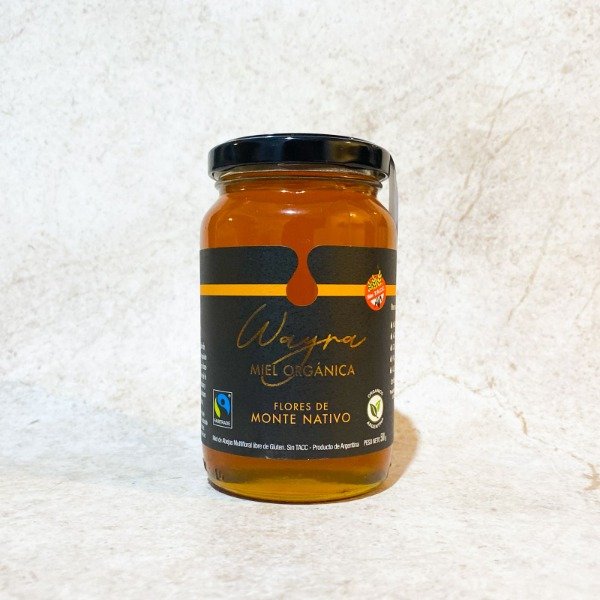 Producto - Miel Orgánica Vidrio 500grs -  "Wayra"