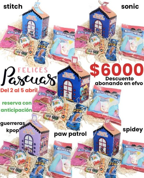 Producto - Regalo de pascuas casitas