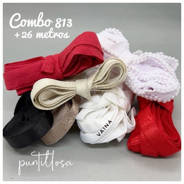 Producto - Combo 813- Elásticos Surtidos +26 metros