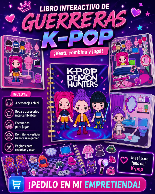 Producto - Libro interactivo de las Guerreras K-Pop