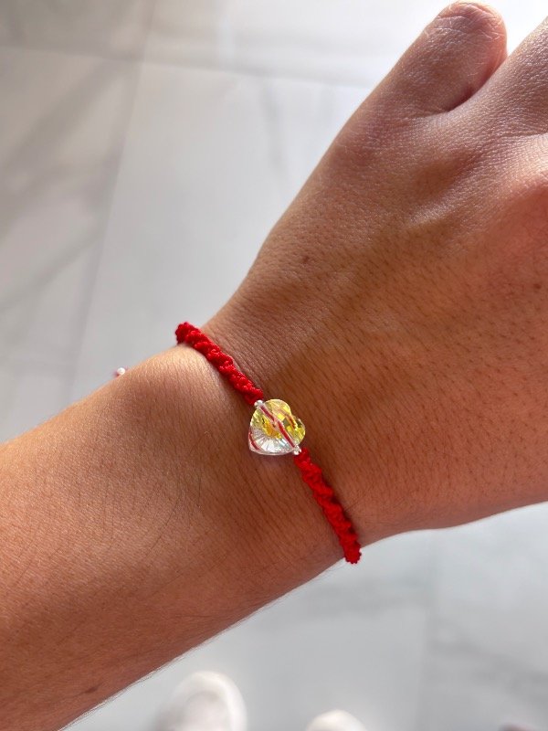 Producto - Macramé y dije swarovski