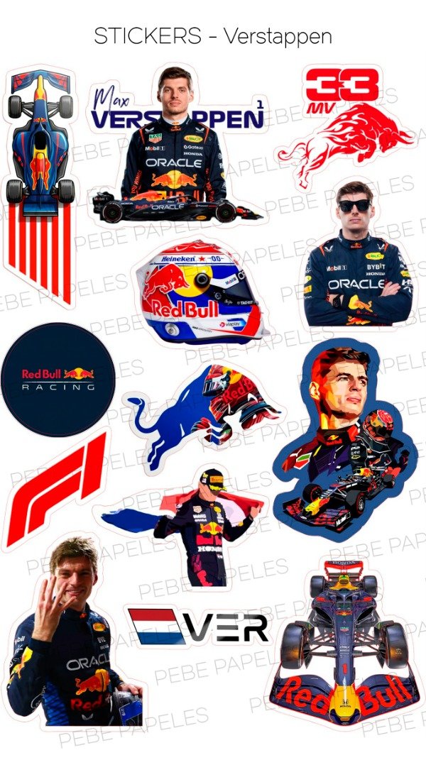 Producto - Stickers Verstappen