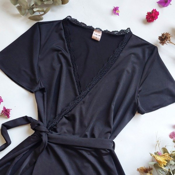 Producto - VESTIDO CRUZADO NEGRO