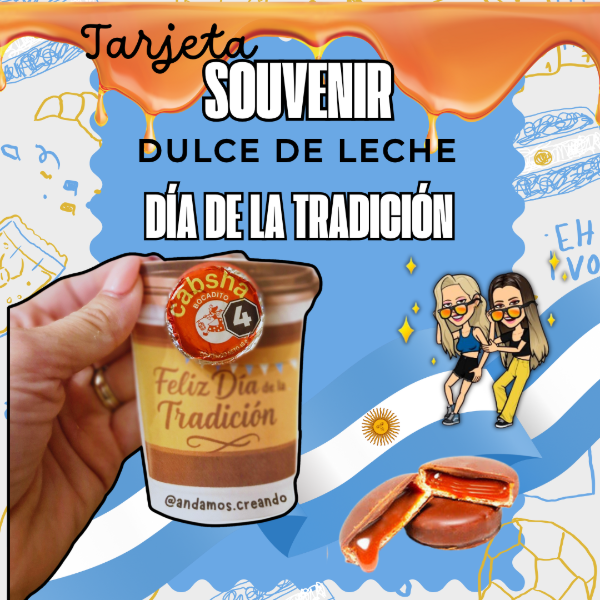 Producto - TARJETA SOUVENIR DULCE DE LECHE