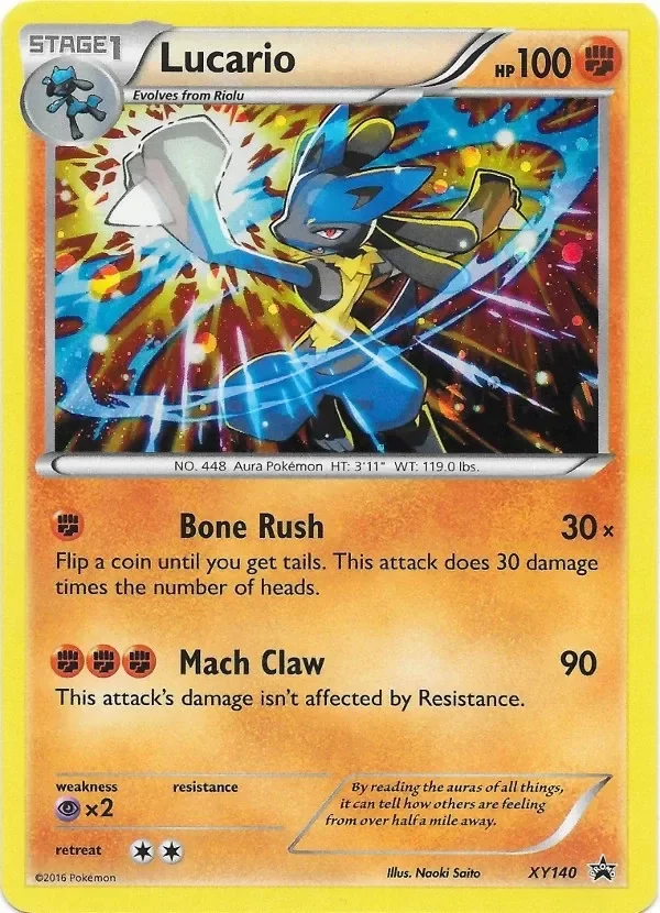 Producto - Lucario XY140 XY: Black Star Promos