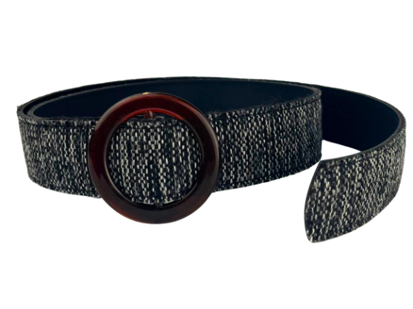 Producto - Cinto Yute Redondo Chico Negro