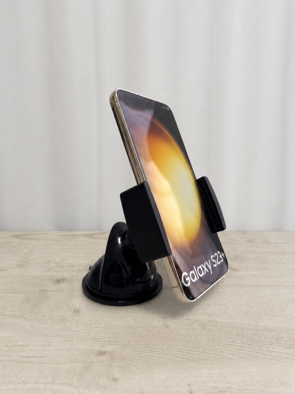 Producto - SOPORTE DE CELULAR PARA AUTO - REGULABLE CON ADHESIVO PARA TORPEDO