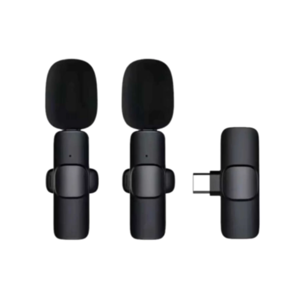 Producto - Microfono Inalambrico Tipo Corbatero Doble Usb Tipo C Celular