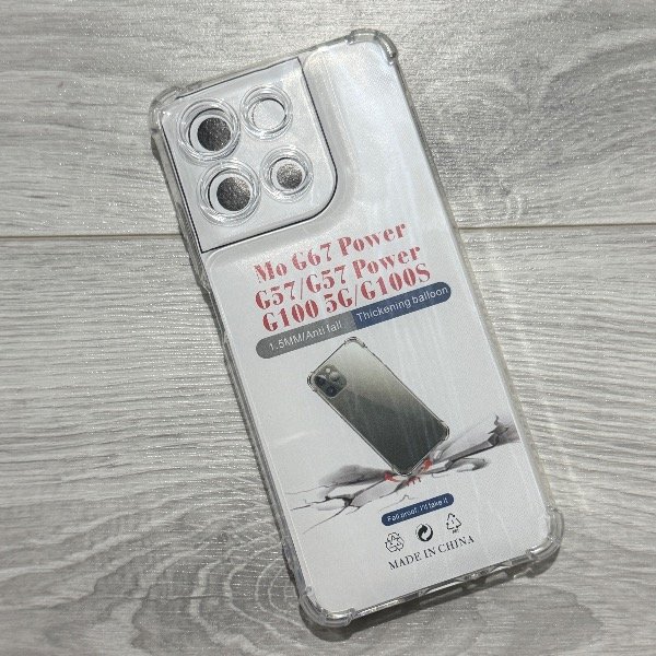Producto - FUNDA TRANSPARENTE CUBRE CÁMARA G57