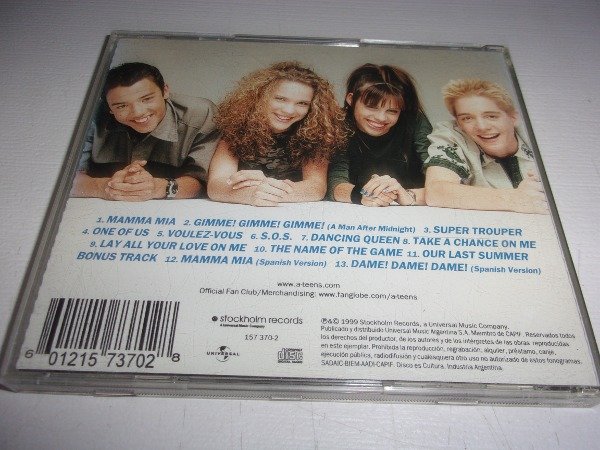 Producto - CD ATEENS THE ABBA GENERATION LEER 38C - 1