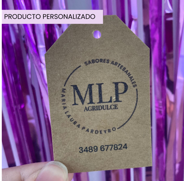 Producto - Tags en papel KRAFT PERSONALIZADOS