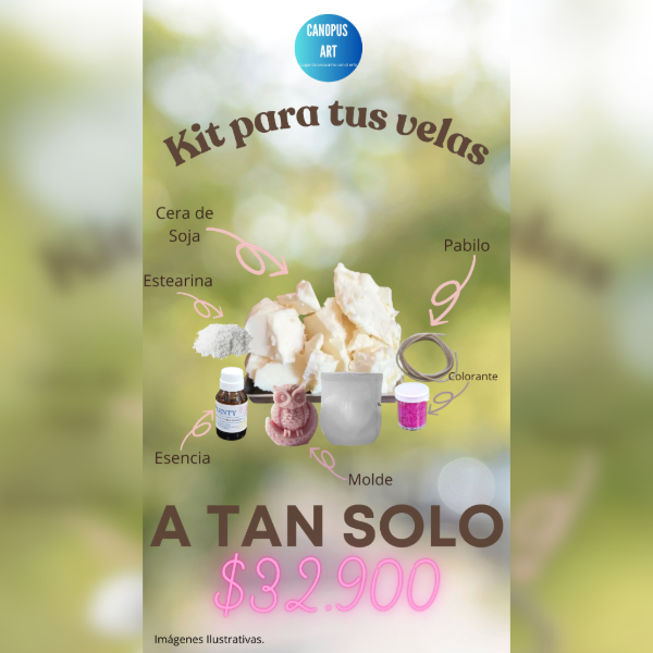 Producto - Kit de Cera de Soja - 0