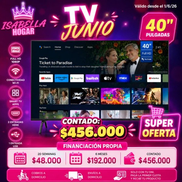 Producto - TV DE 40"