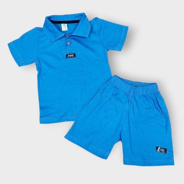 Producto - Conjunto chomba bebe azul T3