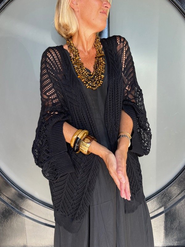 Producto - Kimono calado manga ancha