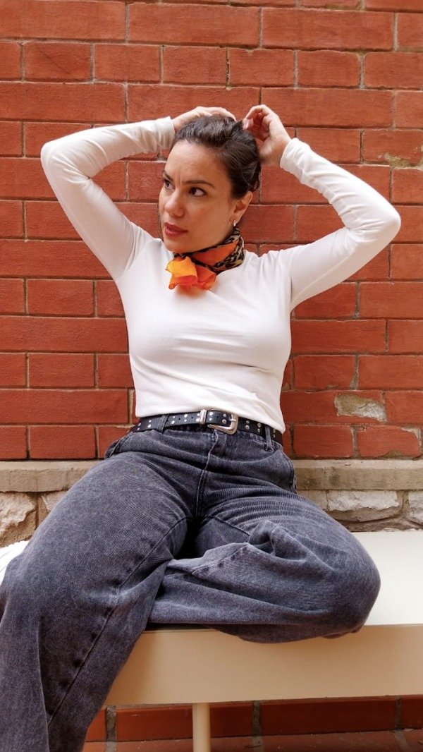 Producto - Mangas Largas Escote Redondo Natural