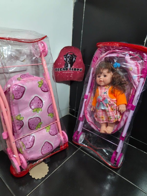 Producto - Cochesito changuito carrito muñeca premium