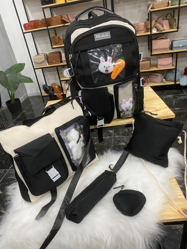 Producto - MOCHILA - 5 PIEZAS - CONEJO
