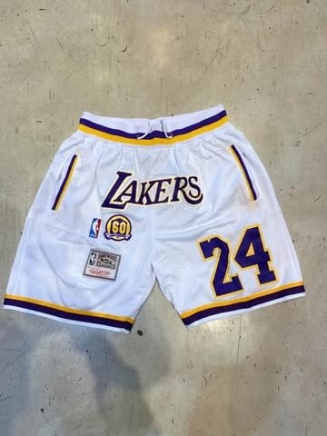 Producto - SHORT NBA LAKERS BLANCO TRICOLOR