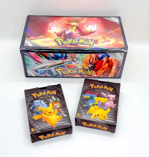 Producto - Mazos de cartas negras Pokemon caja x10u