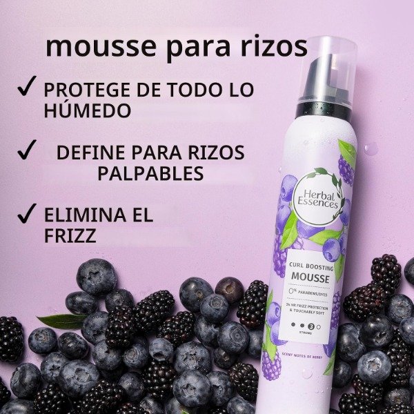 Producto - Herbal Essences Curl Boosting Mousse 192g - 1