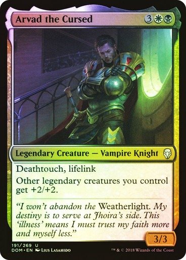 Producto - Arvad the Cursed Foil  Dominaria