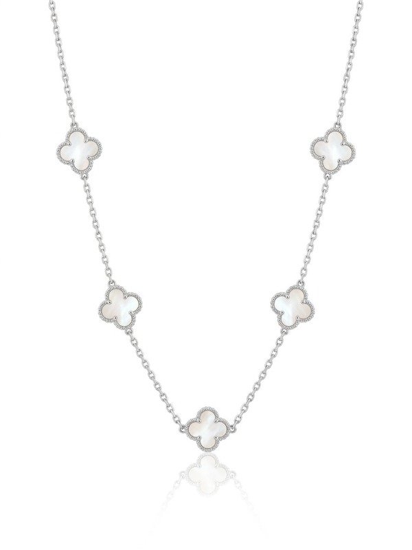 Producto - Collar trebol choker acero