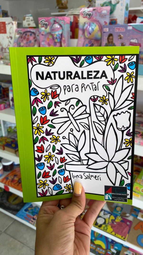 Producto - Libro "Naturaleza para pintar" de Luna Salmeri