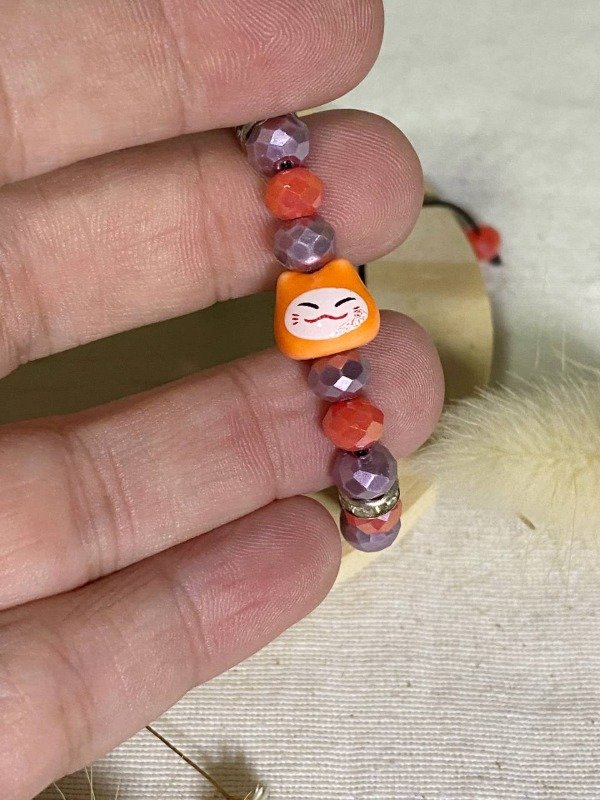 Producto - PULSERA GATITO NARANJA