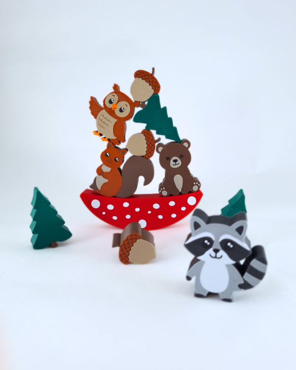 Producto - Bosque Balance: Juego de Equilibrio Apilable