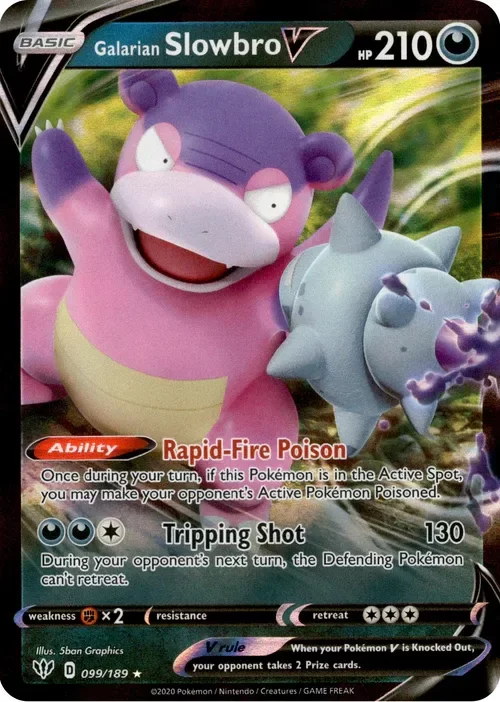 Producto - Galarian Slowbro V - 99/189 - Darkness Ablaze - Holo