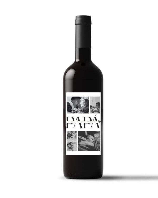 Producto - Vino personalizado día del padre modelo 3