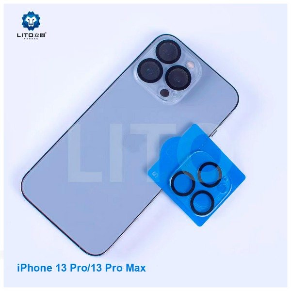 Producto - Vidrio Templado Protector Camara Trasera iPhone 13 Pro Max Full Cover Clear