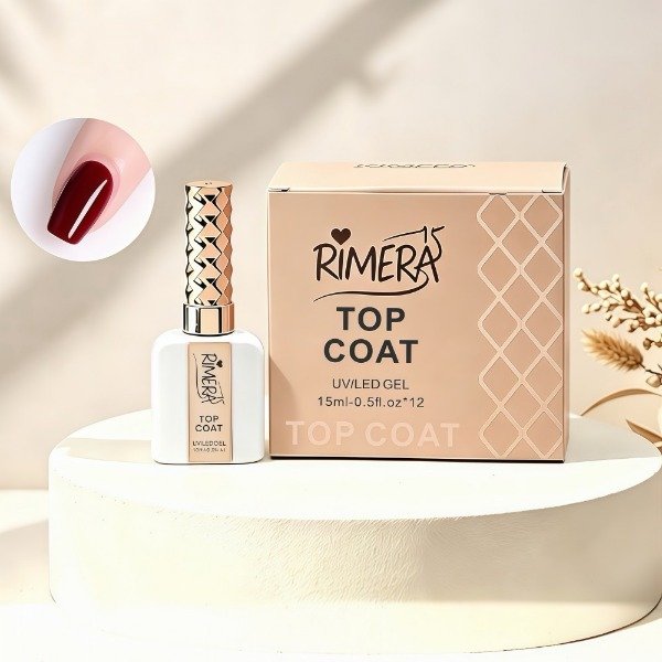 Producto - TOP COAT 15ML UV/LED GEL RIMERA QUINCE