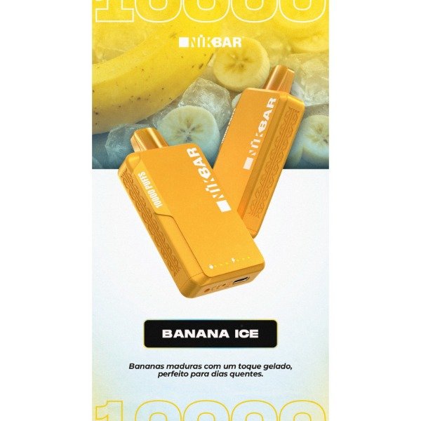 Producto - (PODS DESCARTABLES) NIKBAR 10K - BANANA ICE