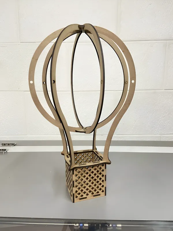 Producto - Globo aerostatico en mdf crudo para pintar