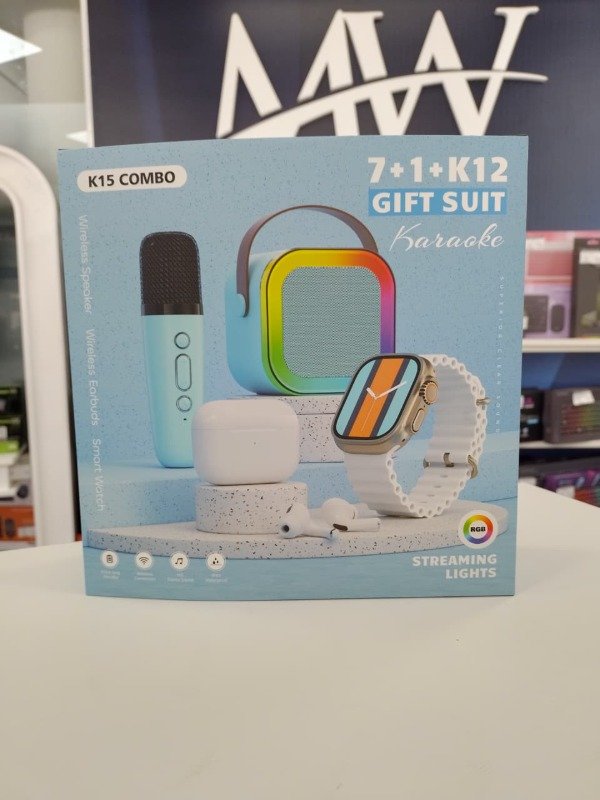 Producto - Kit Smartwatch + Auricualar + Parlante con Microfono Aitech EC100895