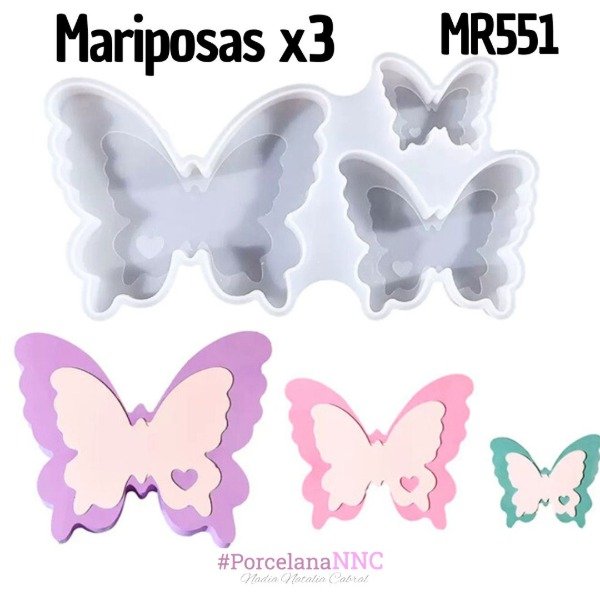 Producto - Mariposas x3  MR551