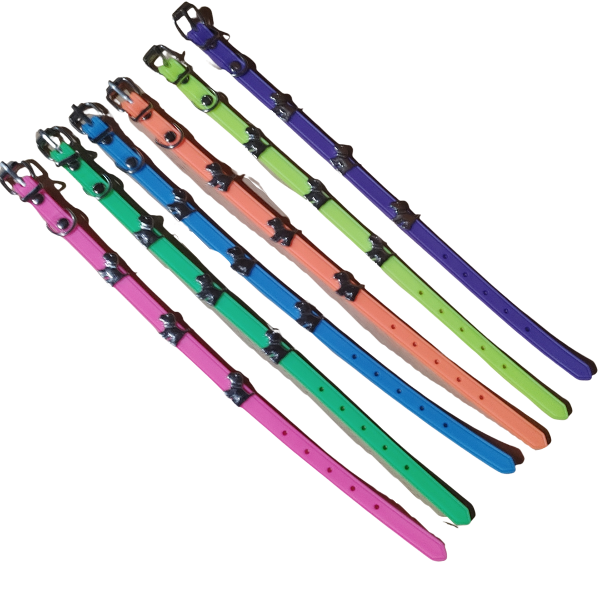Producto - Collar Silicona Perro Lisa Hipoalergénica Colores 30x1cm - 5