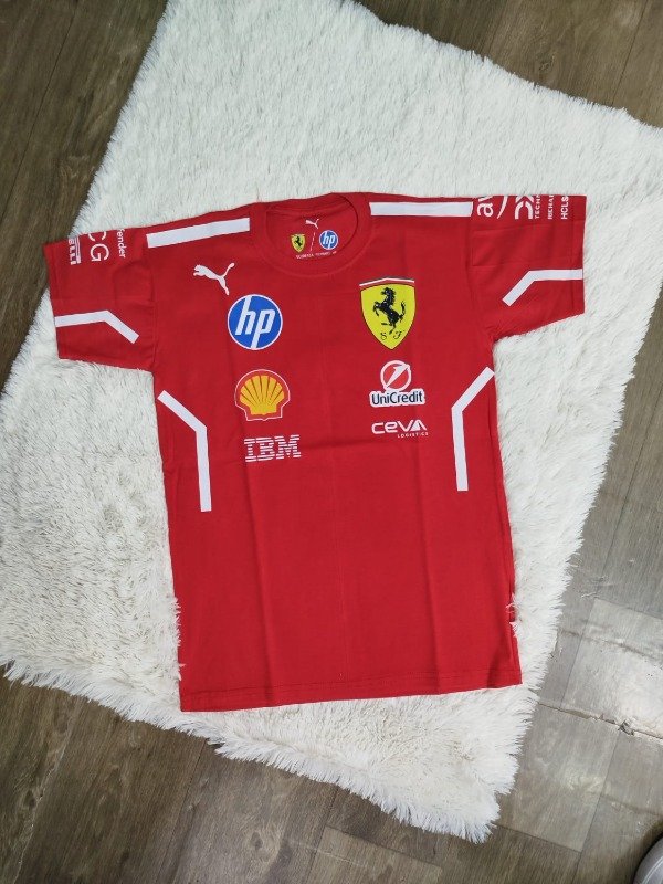 Producto - Remera Scuderia Ferrari Hamilton 2025