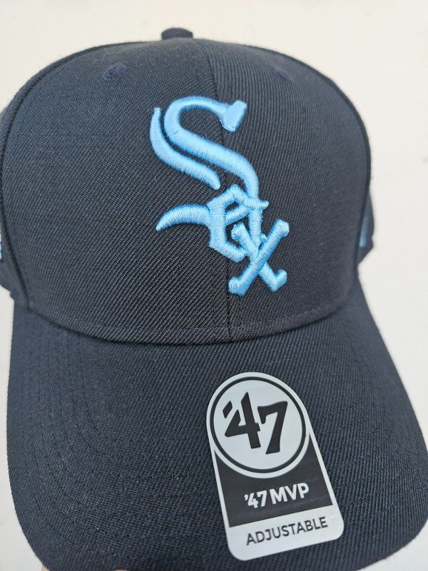 Chicago White Sox World Series 2005 '47 Brand Mvp adjustable blanca — imagen 2
