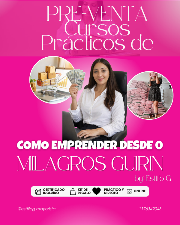 Producto - PREVENTA CURSO (COMO EMPRENDER DESDE 0) - ONLINE
