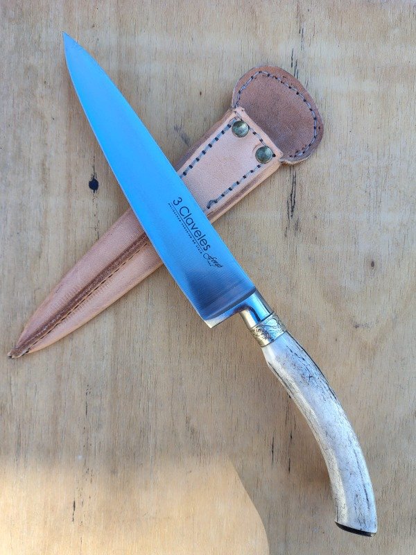 Producto - CUCHILLO 3 CLAVELES CON HOJA 15.5CM