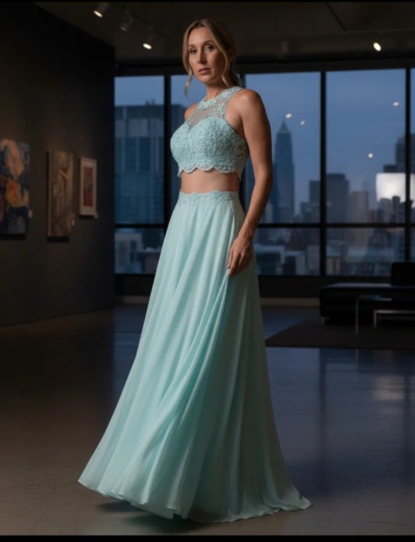 Vestido Lago fiesta dos piezas — imagen 2